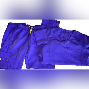 Purple wonder wink lightly used scrubs